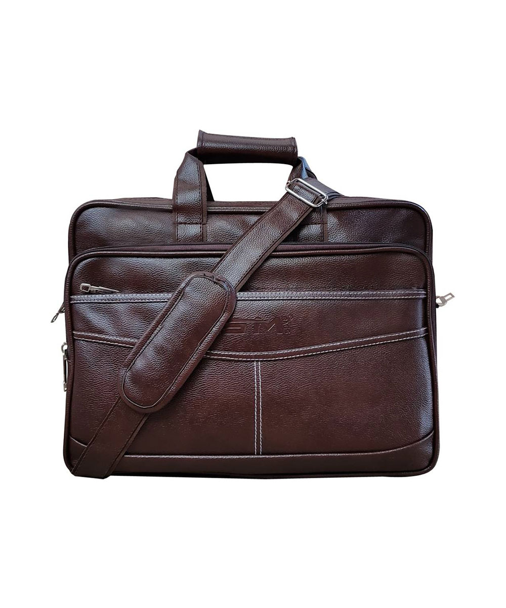 Bolsa executiva para laptop em couro sintético Loggin - Image 10