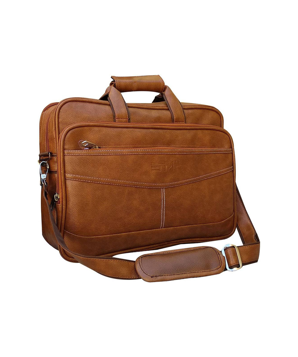 Bolsa executiva para laptop em couro sintético Loggin - Image 15