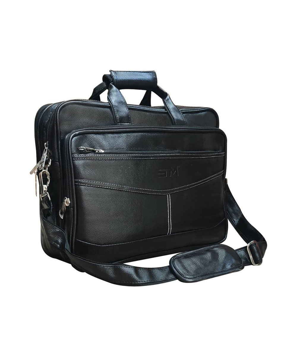 Bolsa executiva para laptop em couro sintético Loggin - Image 6