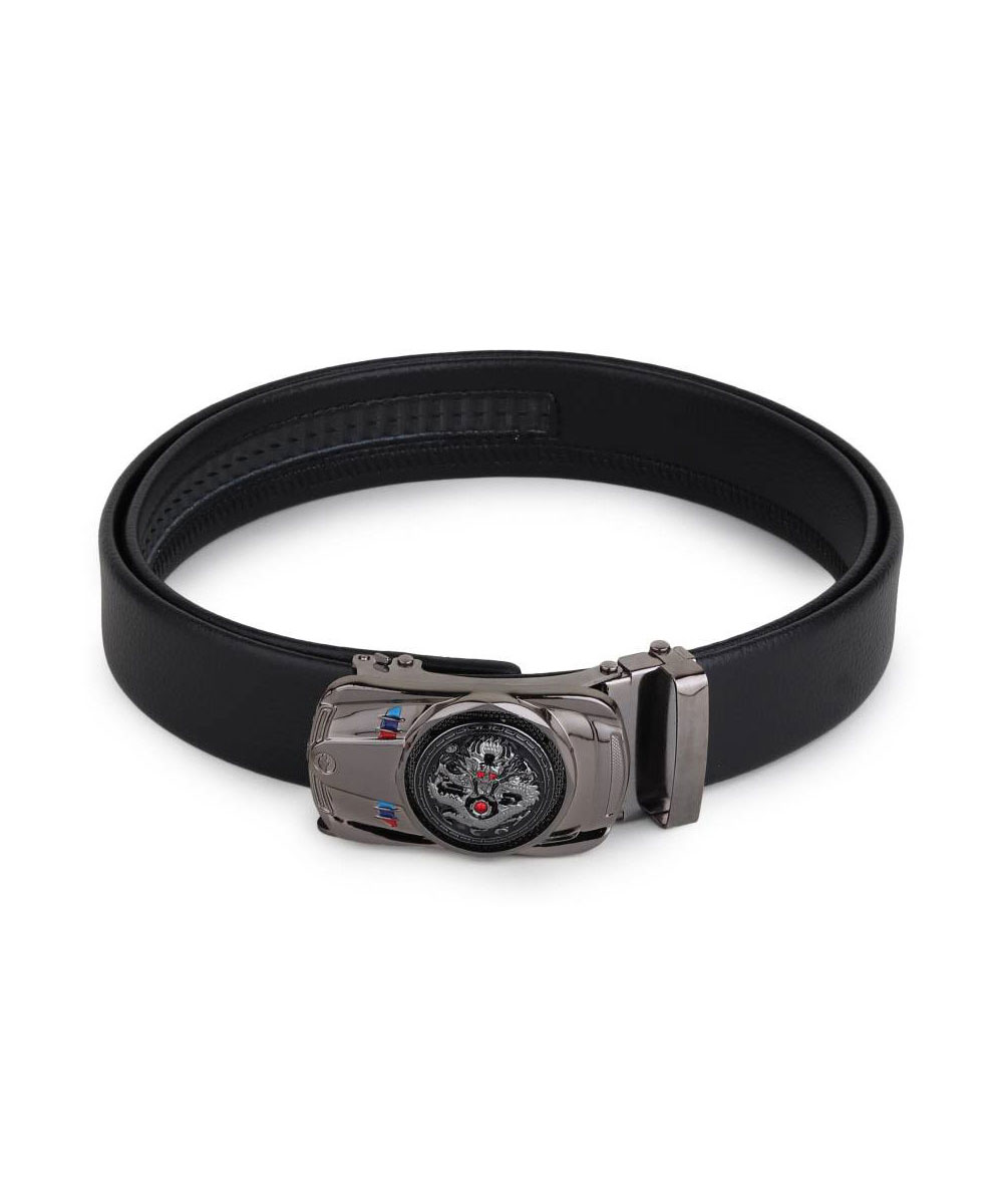 Cinto de couro preto Just Style Men - Image 3