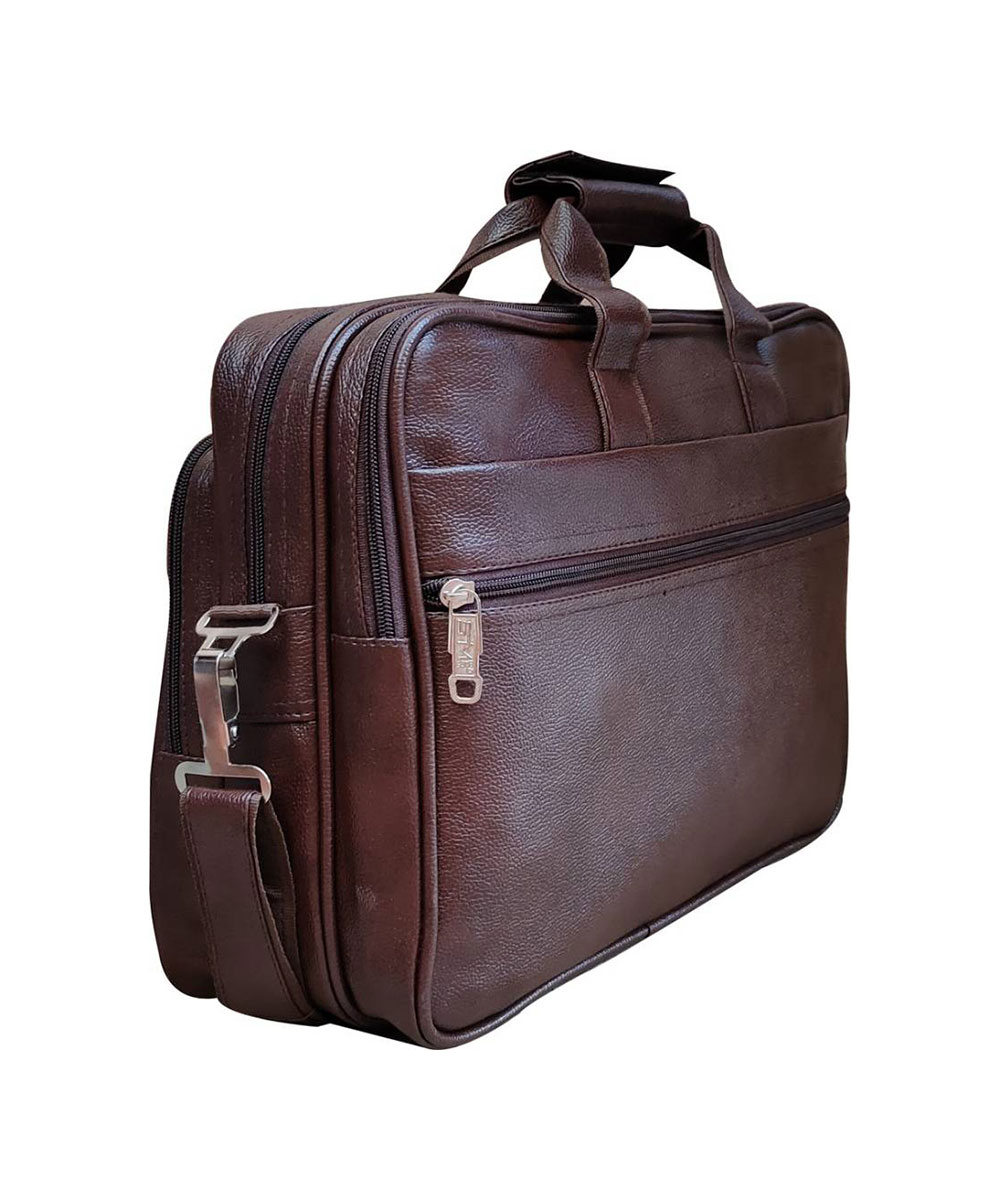 Bolsa executiva para laptop em couro sintético Loggin - Image 12