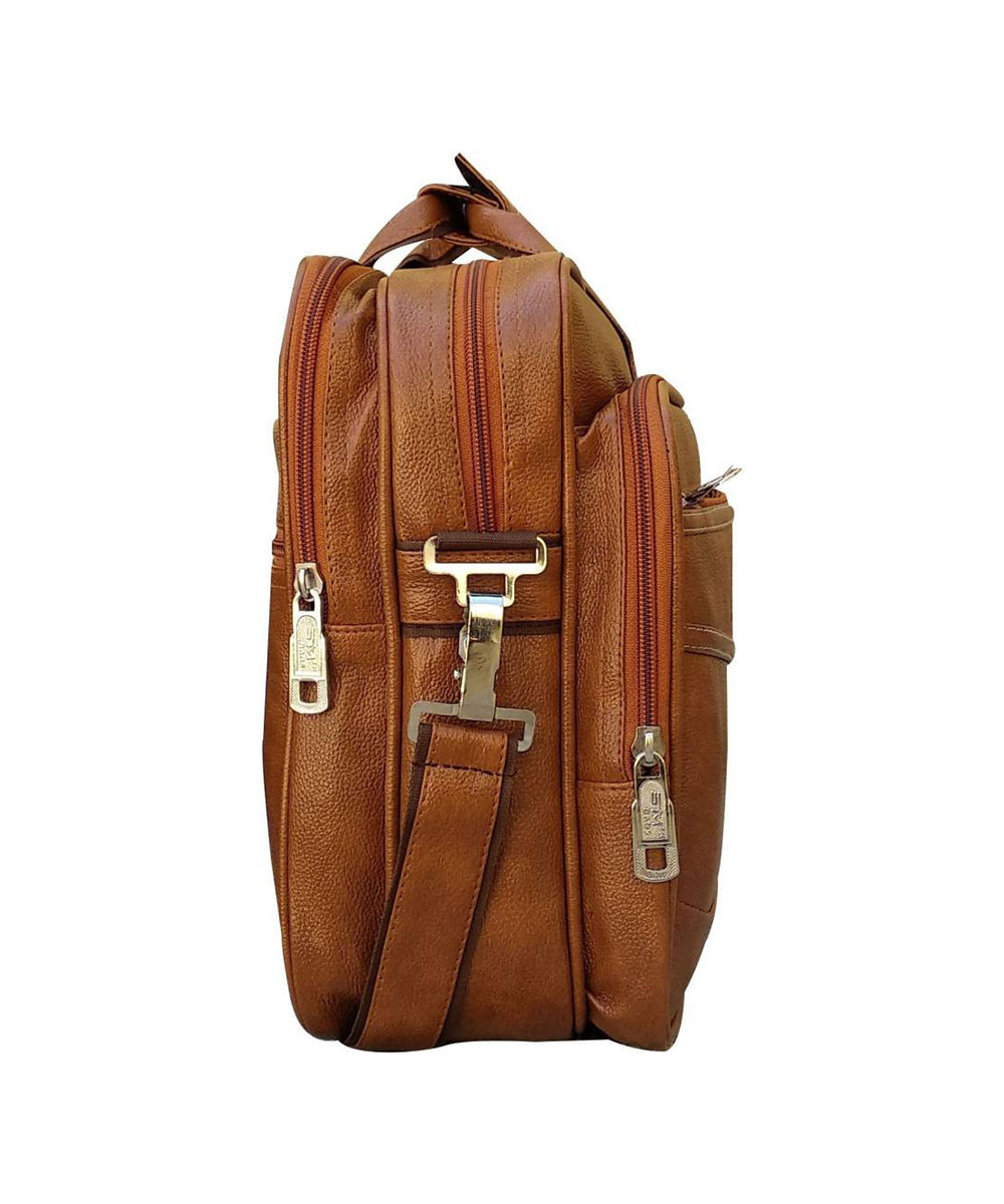 Bolsa executiva para laptop em couro sintético Loggin - Image 3