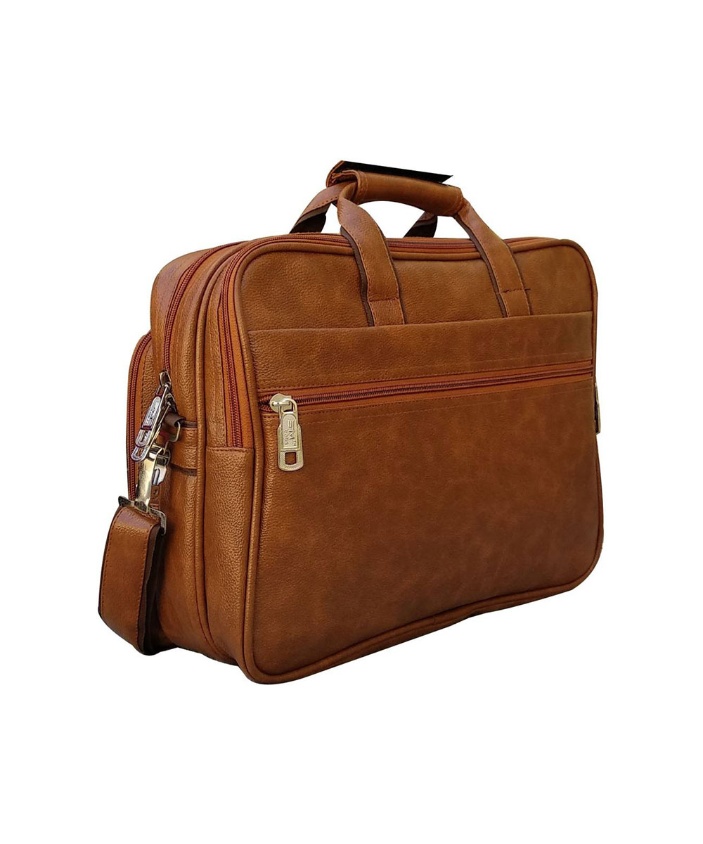 Bolsa executiva para laptop em couro sintético Loggin - Image 4