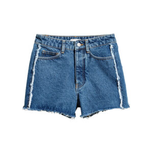 Shorts Jeans de Verão Retos, de cintura alta, mulheres