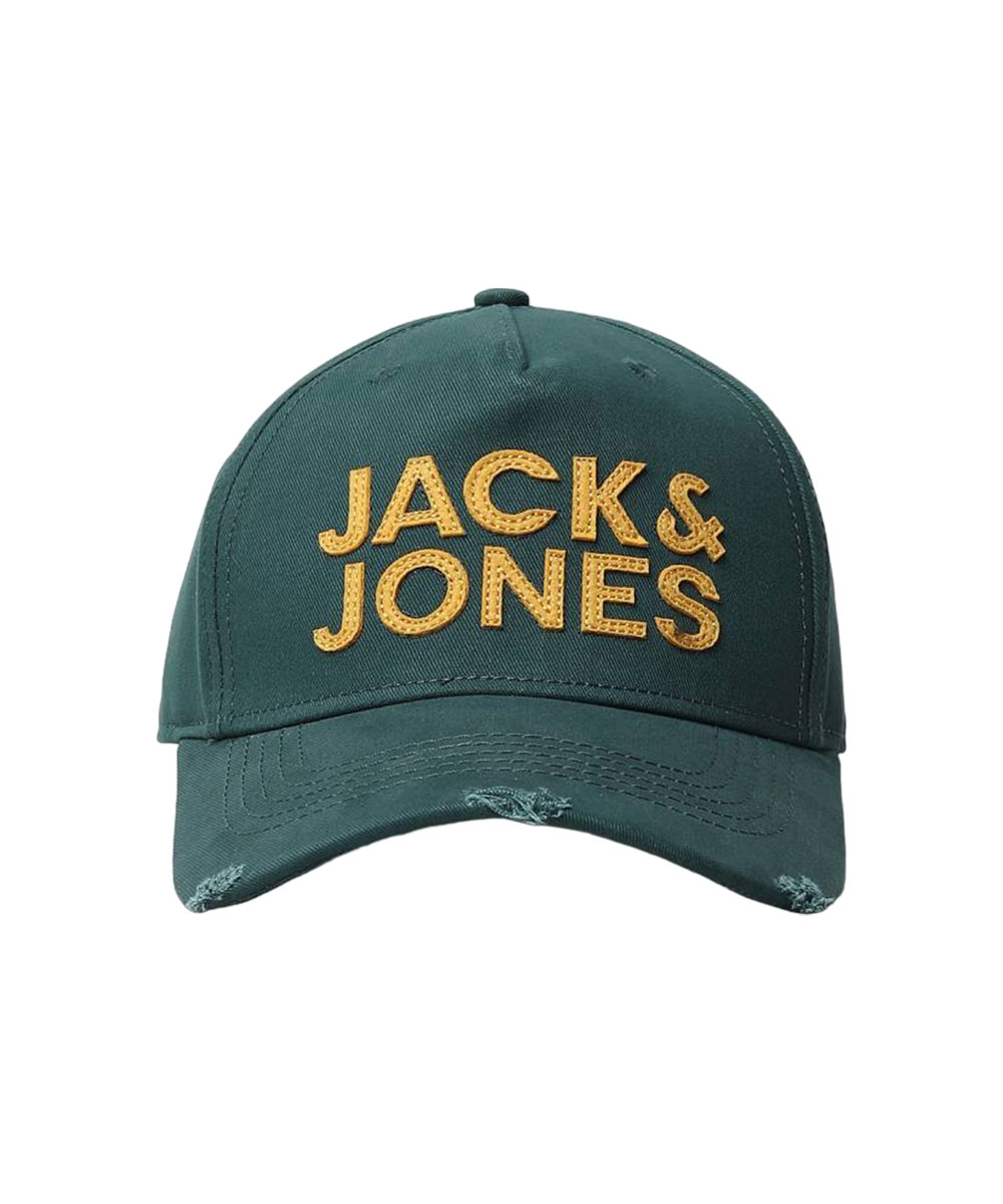 Boné Verde & Amarelo Masculino Bordado de Jack & Jones